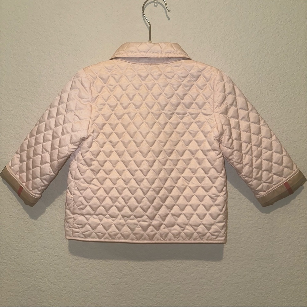 Burberry Colin Quilted Jacket in Ice Pink - Picture 4 of 7